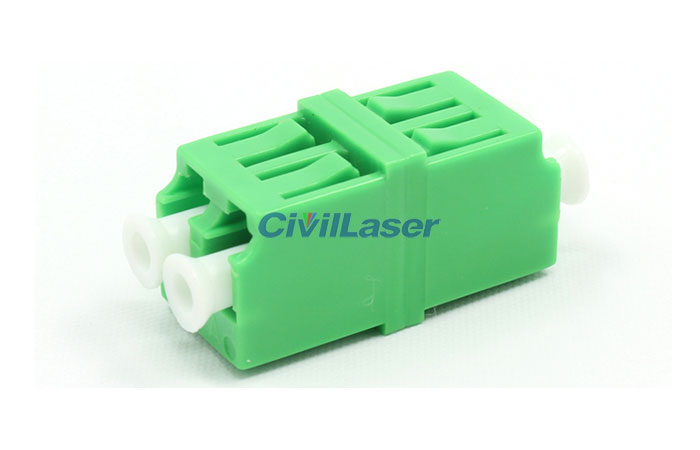 Symmetric Type Singal Mode Double Core Plastic Fiber Optic Adapter